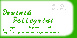 dominik pellegrini business card